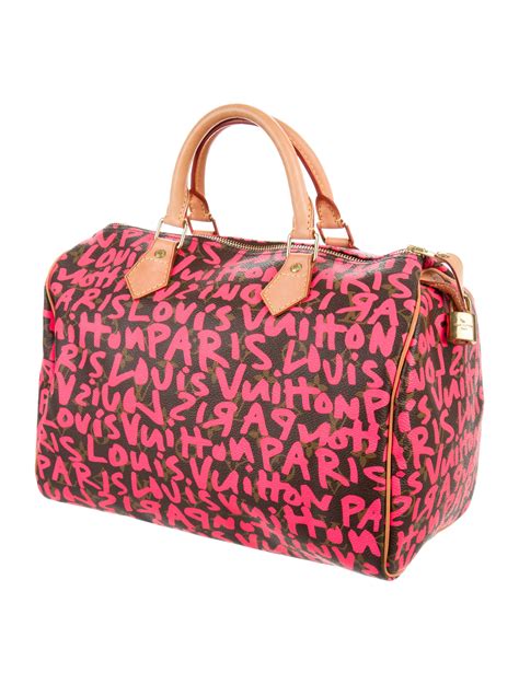 lv speedy graffiti